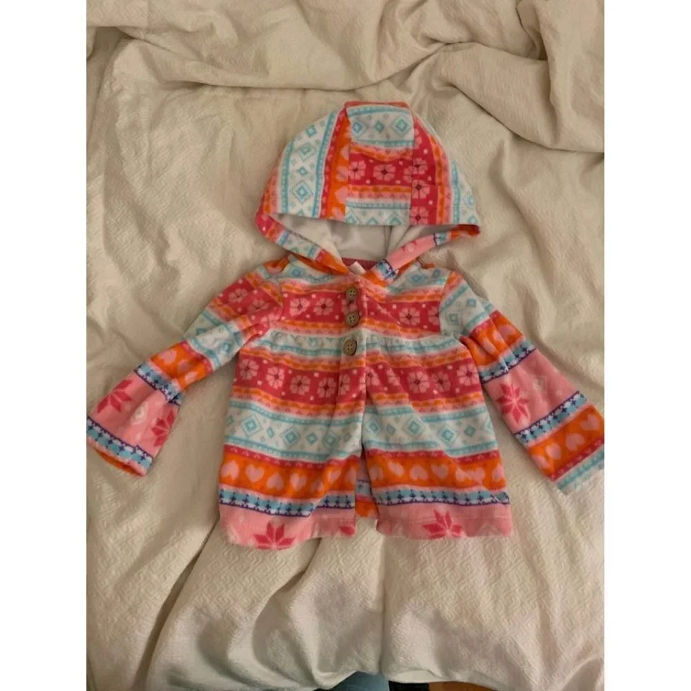 Carters Button up Hoodie Size 9 Months